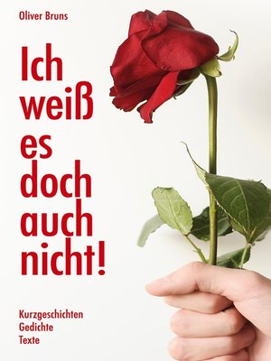 cover image of Ich weiß es doch auch nicht